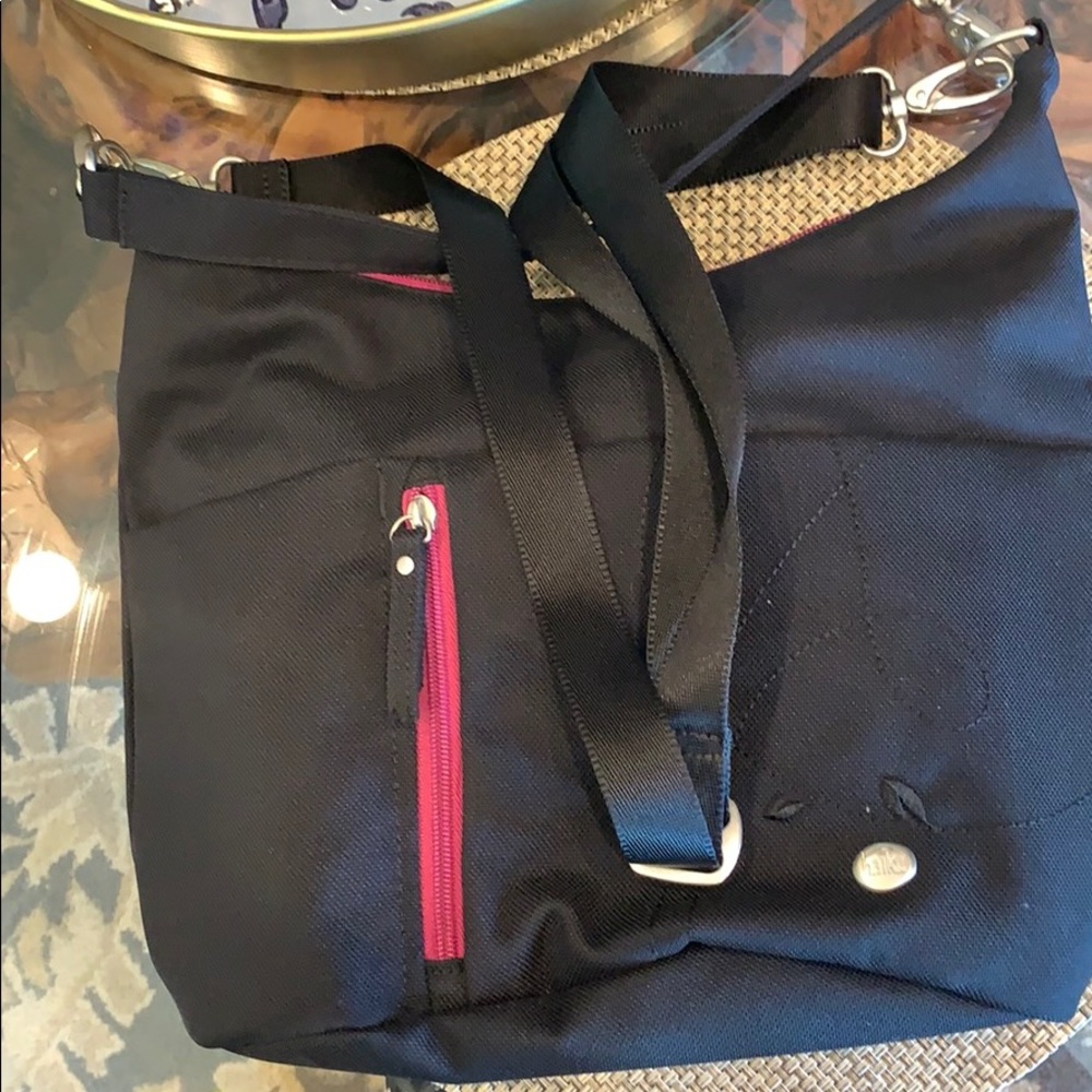 Black handbag